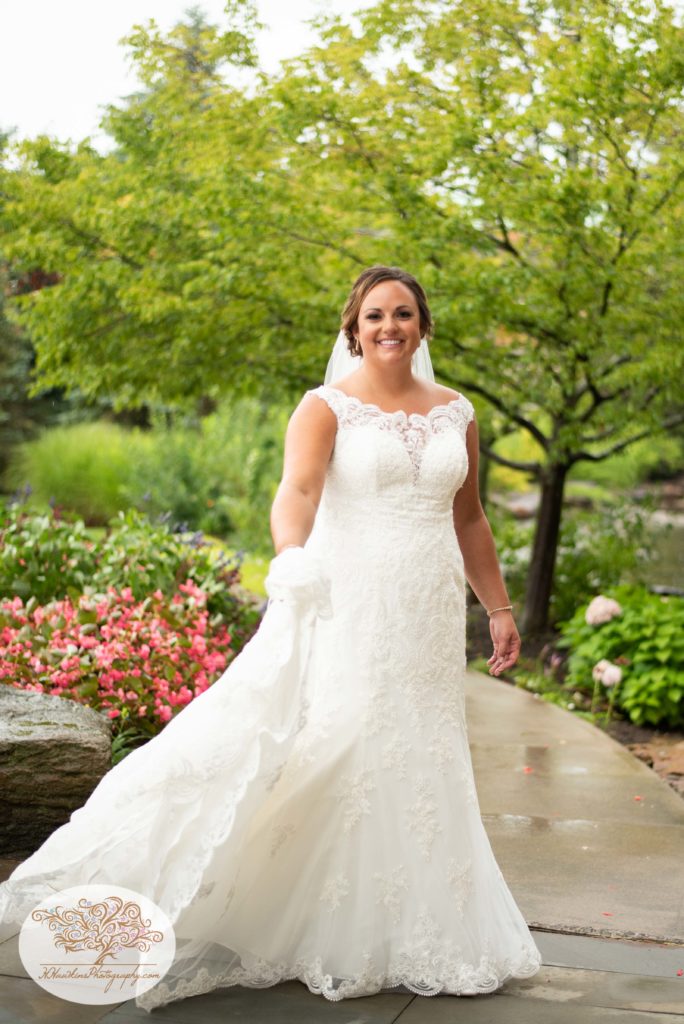 Picture of bride on her wedding day at Turning Stone's The Lodge