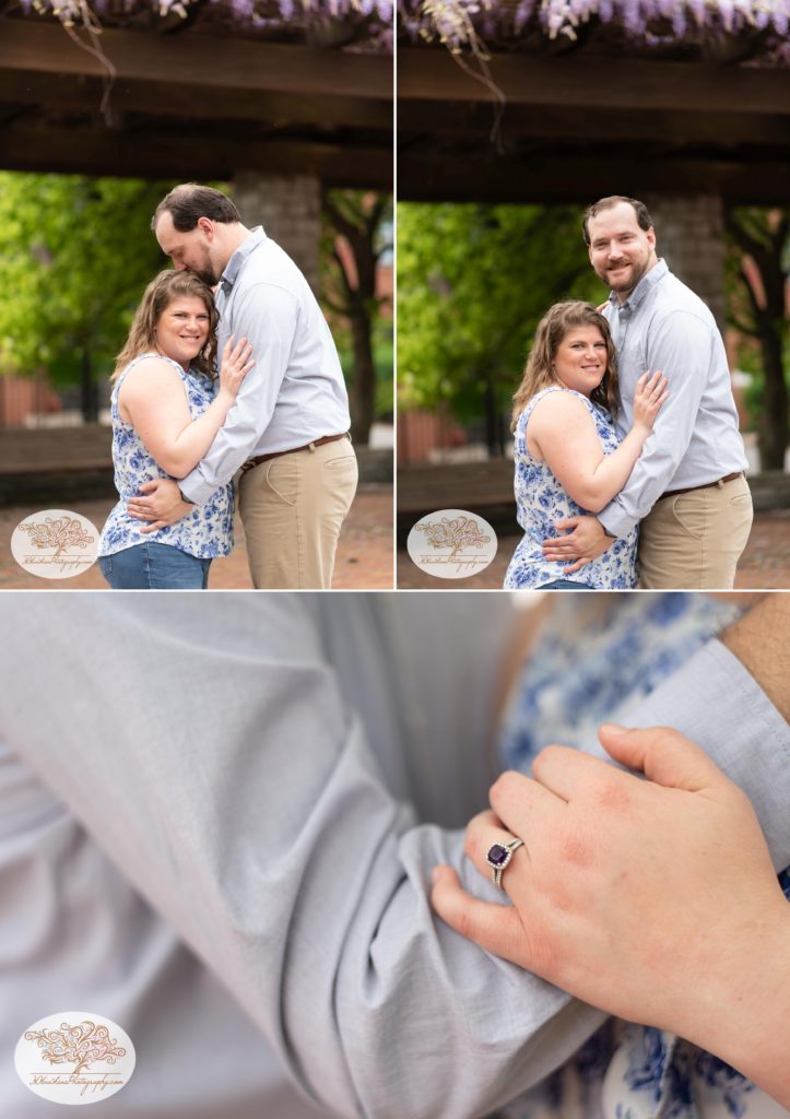 Franklin Square Park Engagement Pictures by wedding photographer
